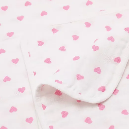 ZOLLNER Babydecke 120 x 120 cm aus 100 Prozent Baumwolle