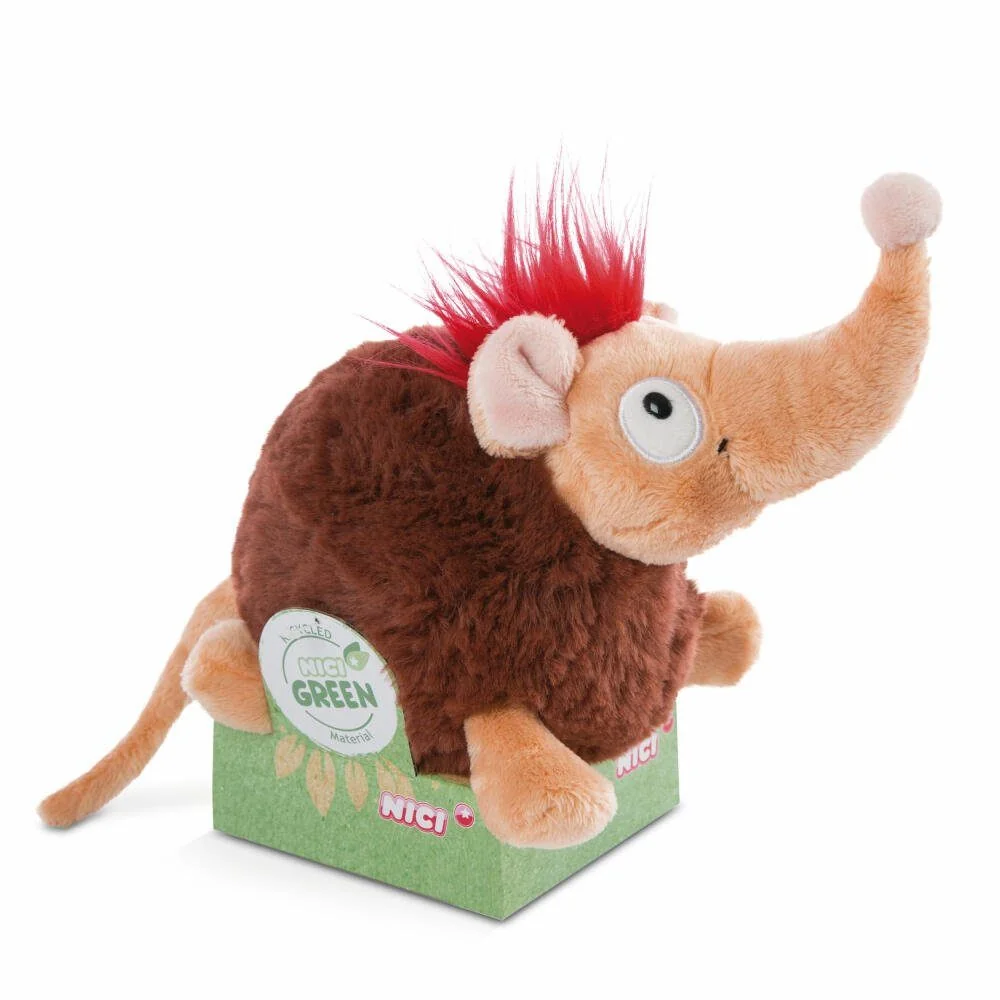 NICI Kuscheltier Wild Friends Elefantenmaus Tyson 20 cm Grün