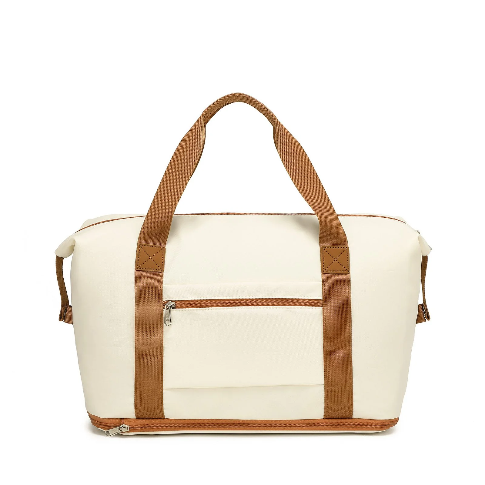 KONO 2-in-1 Reisetasche Handgepäck erweiterbar mit Kosmetiktasche