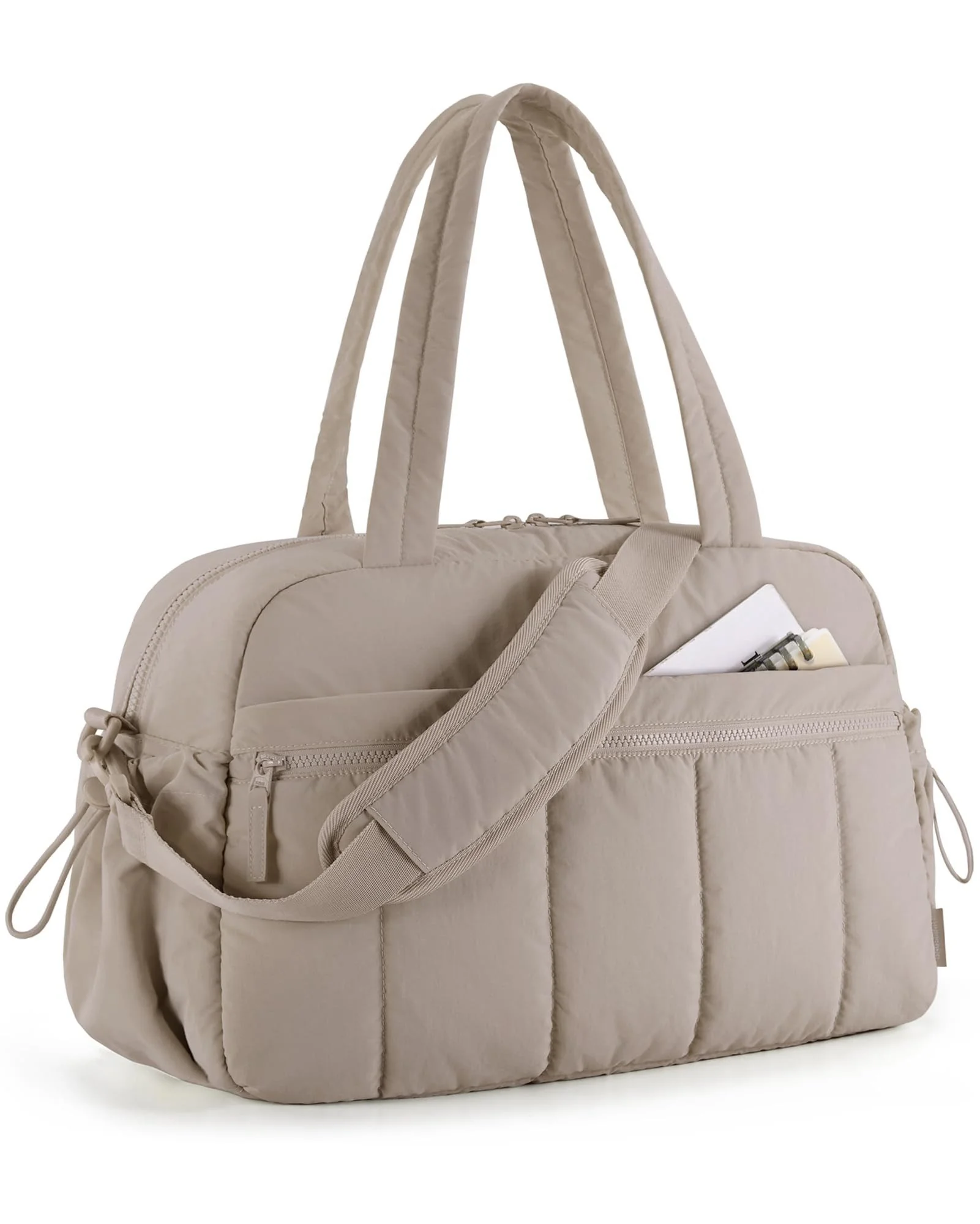 FORRLITE Puffer Reisetasche 24L Damen Weekender Wickeltasche