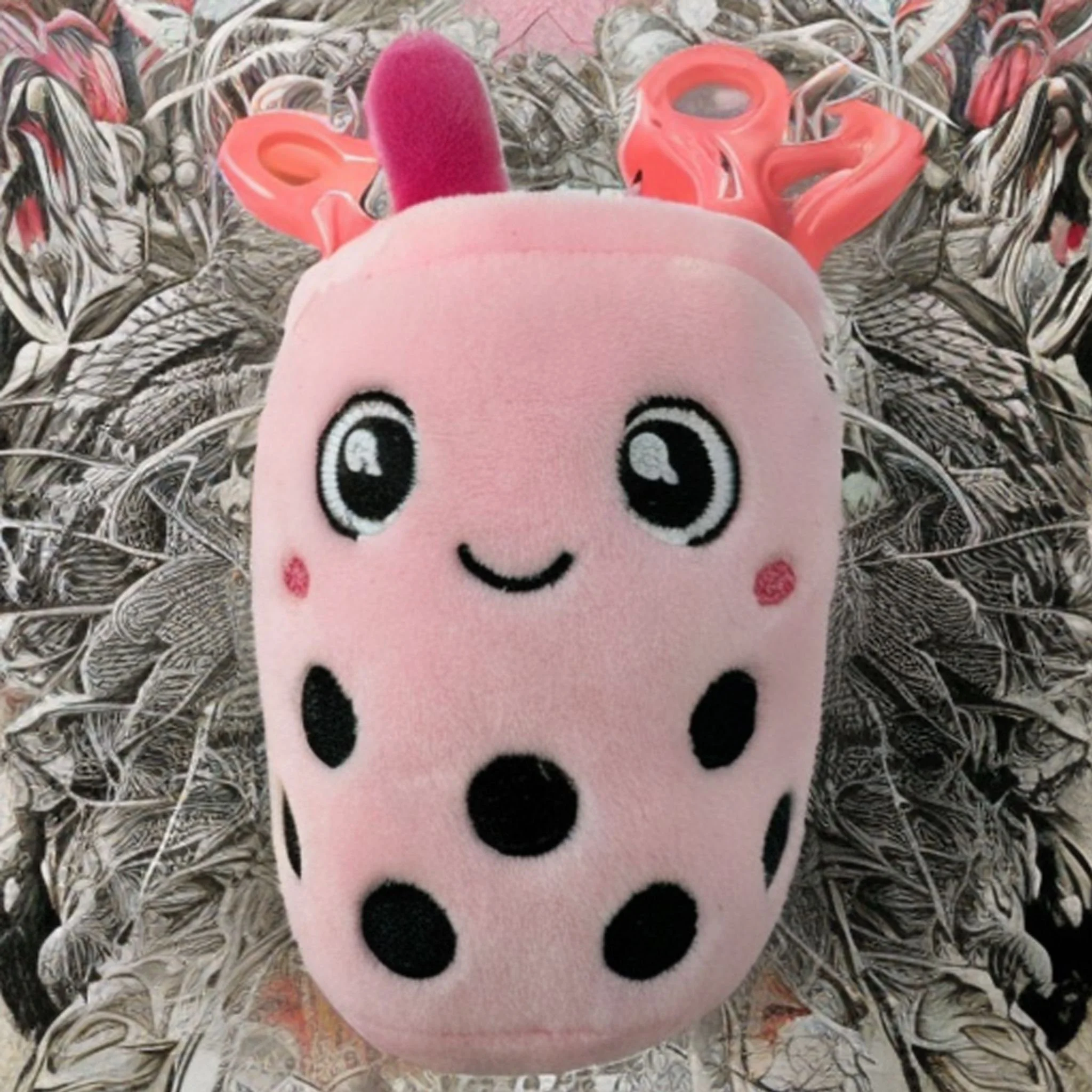 SOMA Kuscheltier Bubble Tea Plüschtier rosa 11 cm