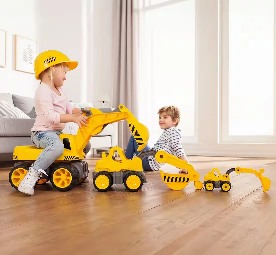 BIG Power Worker Maxi Digger Aufsitzbagger für Kinder, Made in Germany