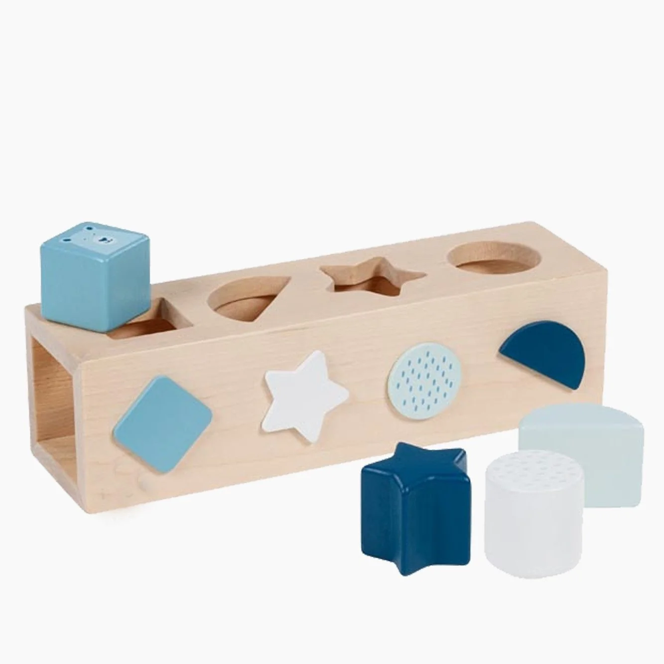 Goki Steckspielzeug Sort Box Lifestyle Azur Sortierbox für Kinder