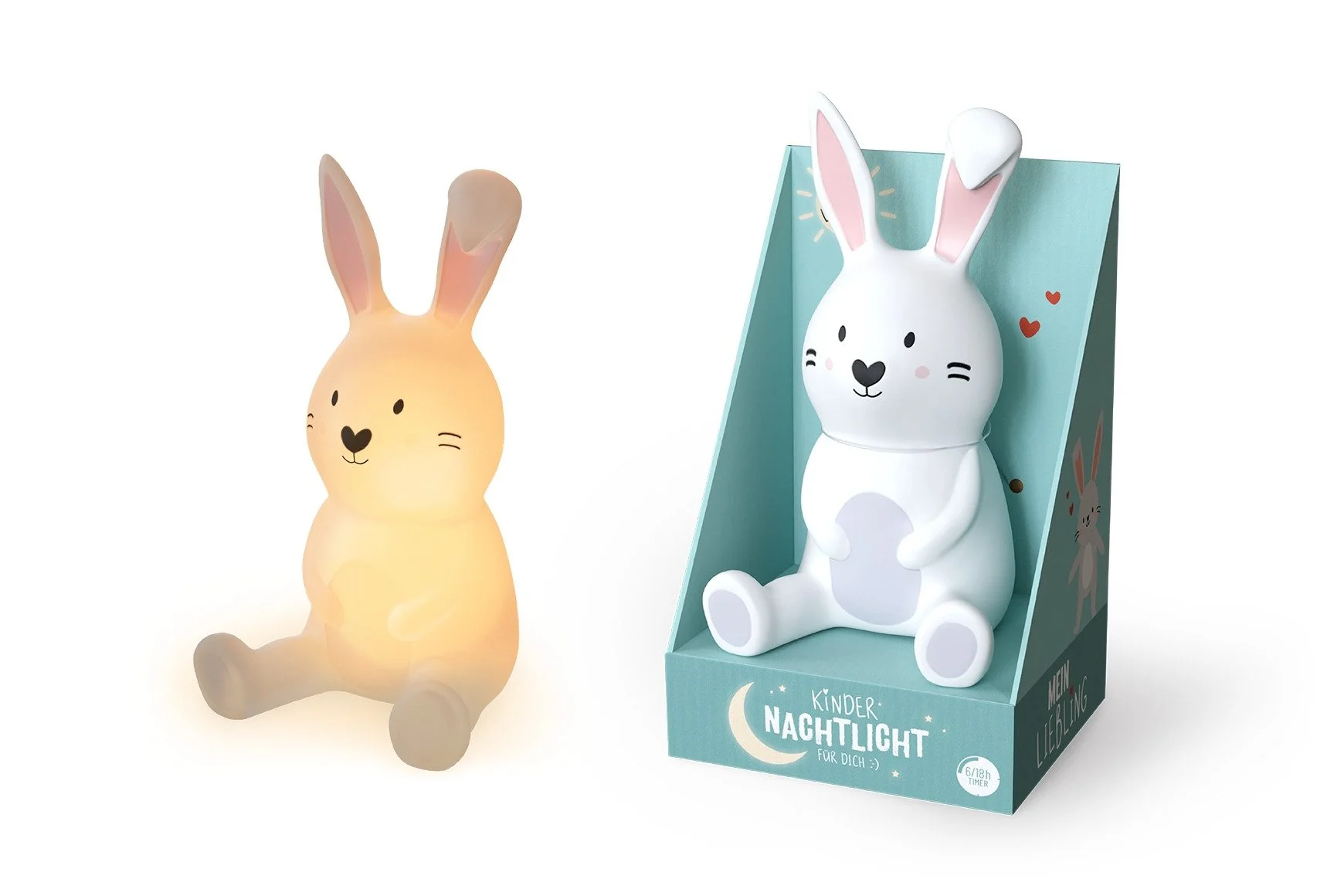 LA VIDA LED Nachtlicht Kinderzimmer Notlicht Lampe Geschenk