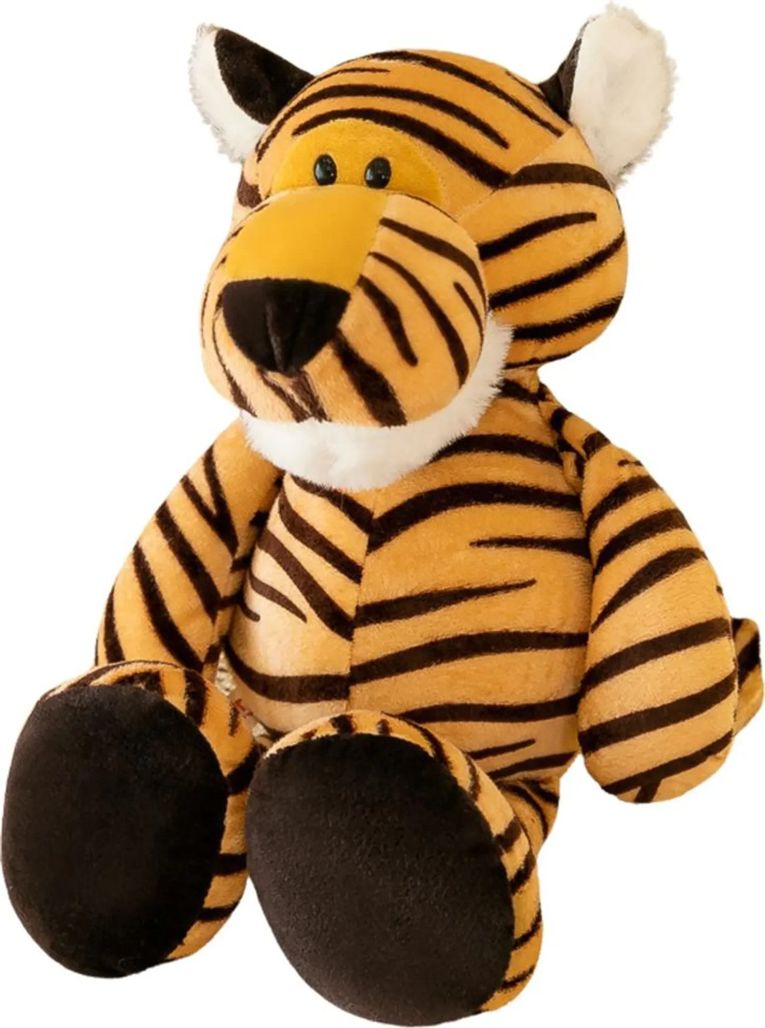 Plüsch Maskottchen „Huggable Tiger“ – Orange gestreift, 23 cm