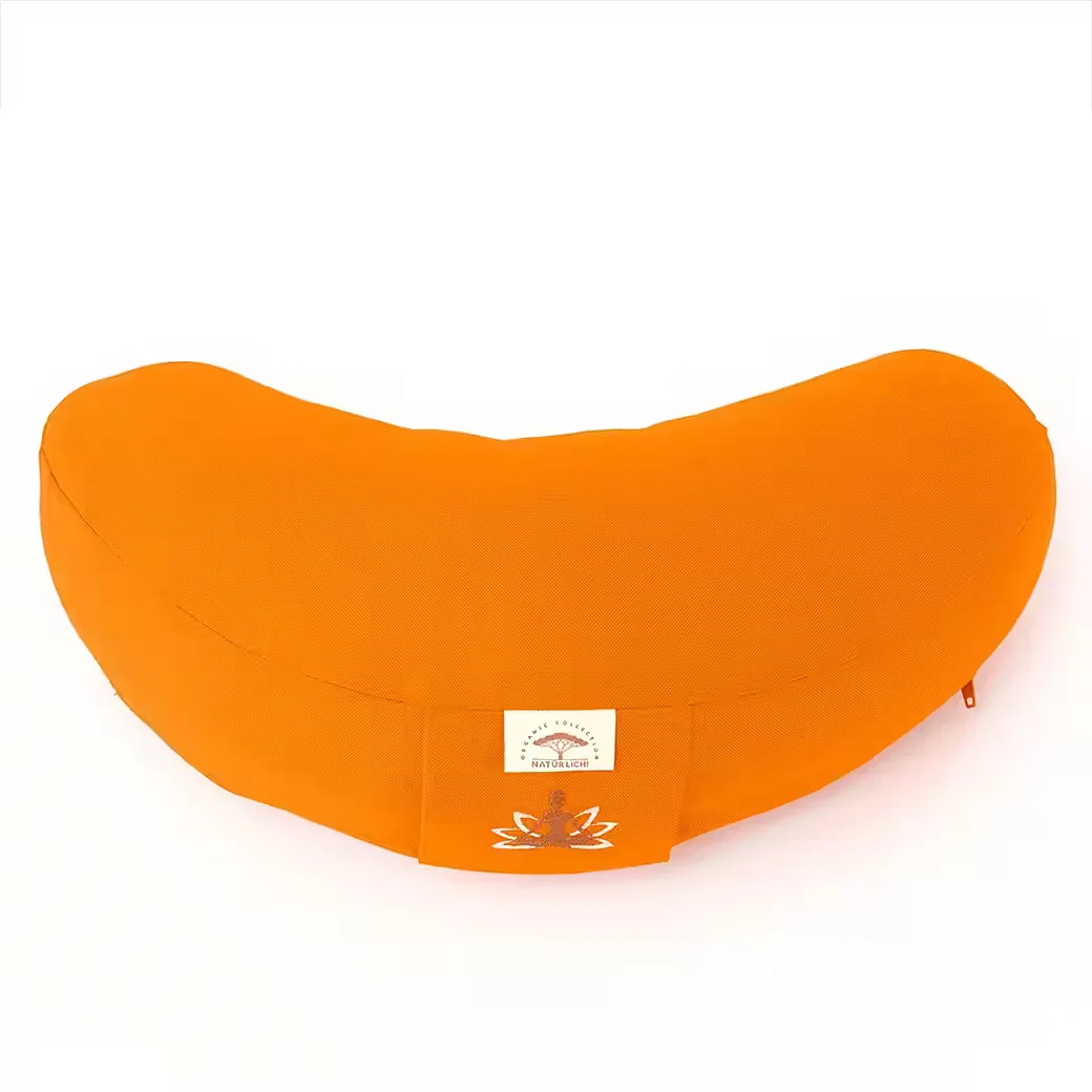 sei Design Halbmond Yogakissen Meditationskissen Buchweizenschalen