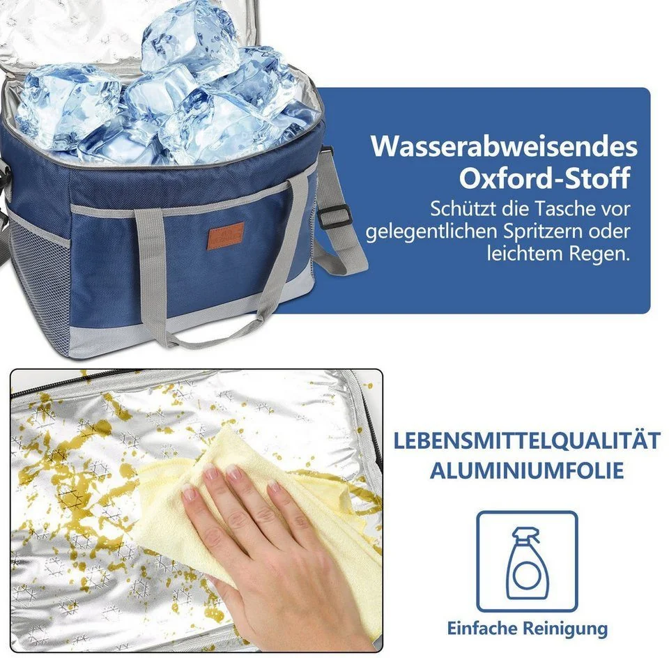 FOUORTUNATE-BEE Kühltasche isoliert für Picknick und Lunch