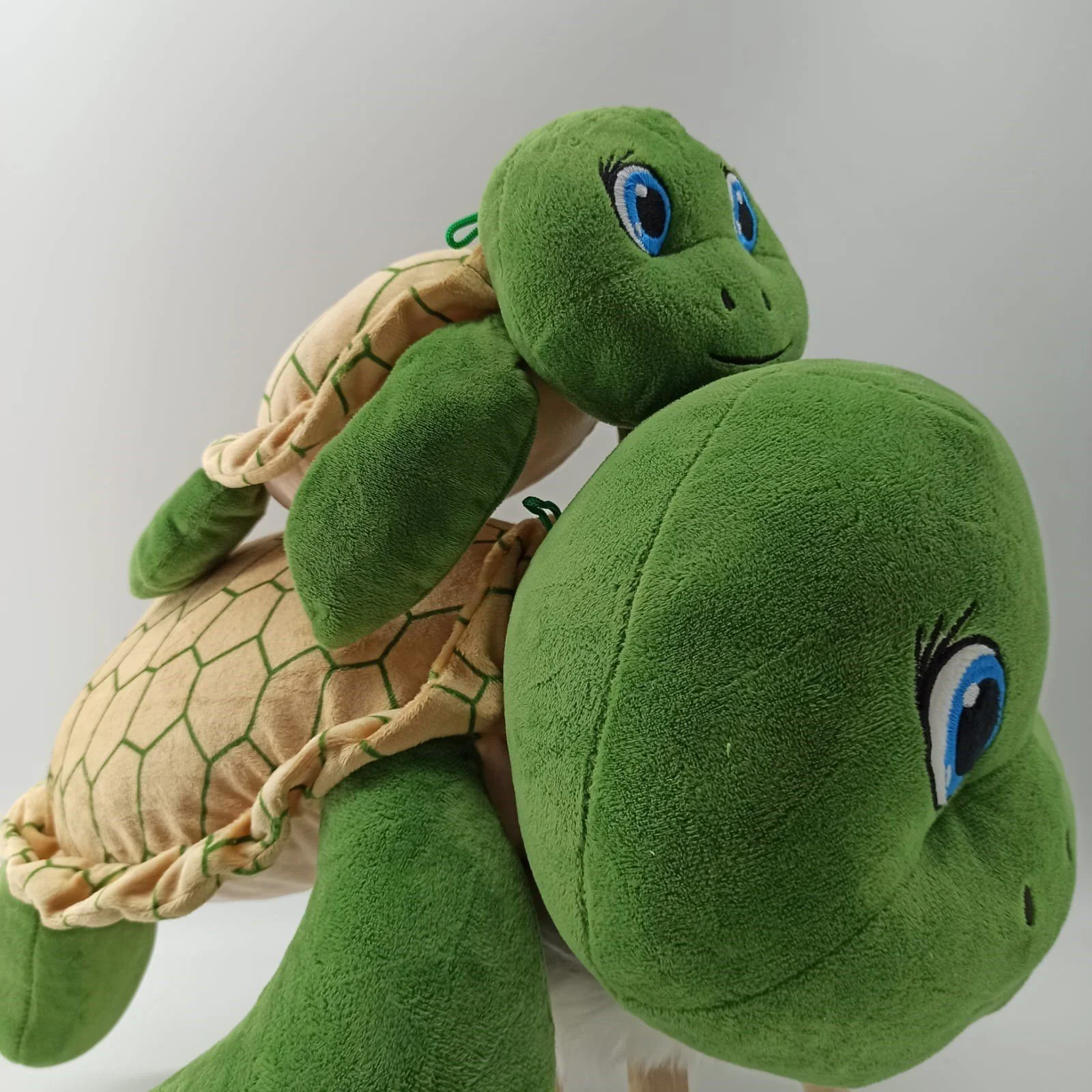 SOMA Plüsch Schildkröte Kuscheltier grün 30 cm XXL