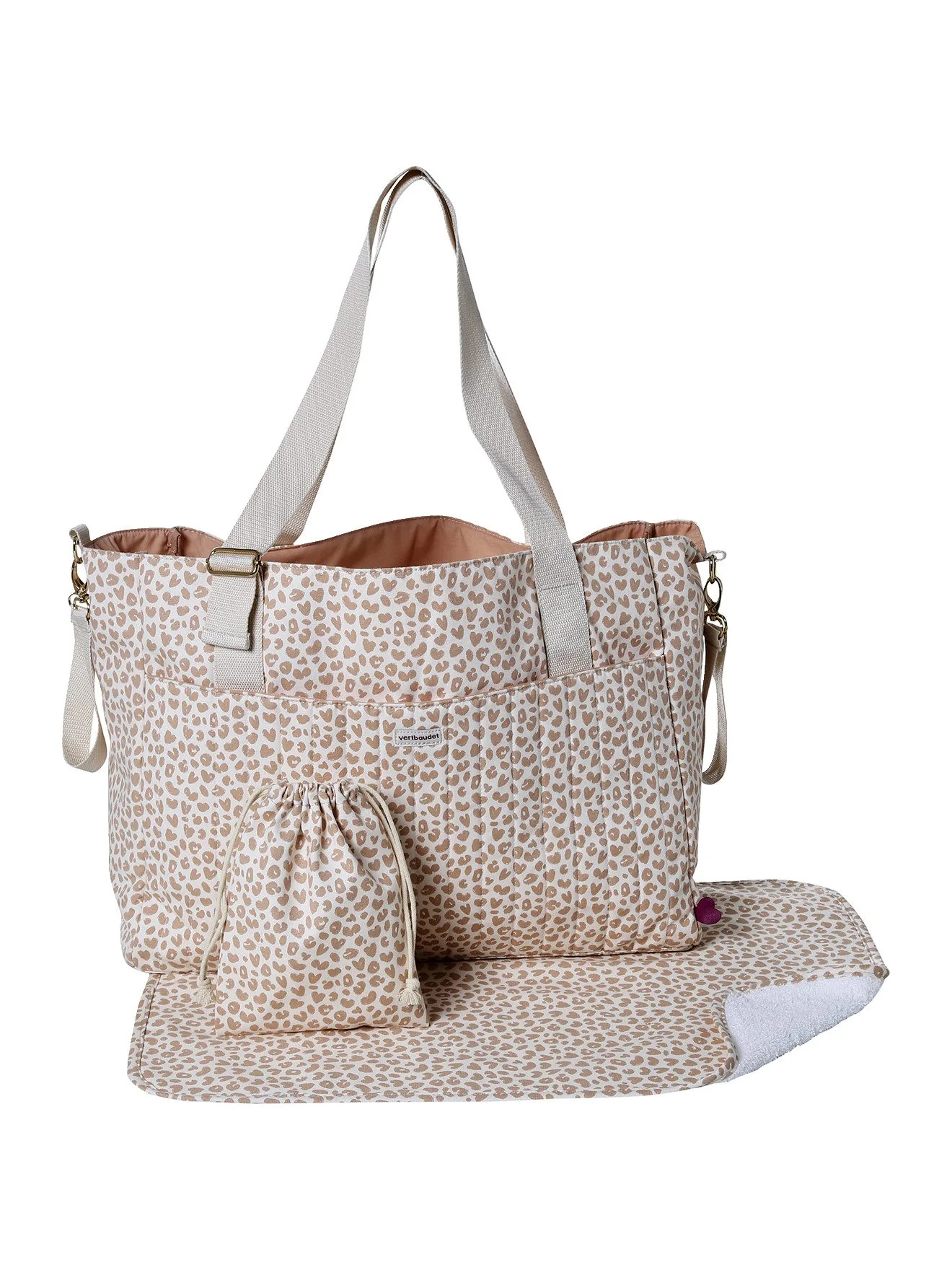 Vertbaudet Wickeltasche LOVELY LEO Babytasche für unterwegs