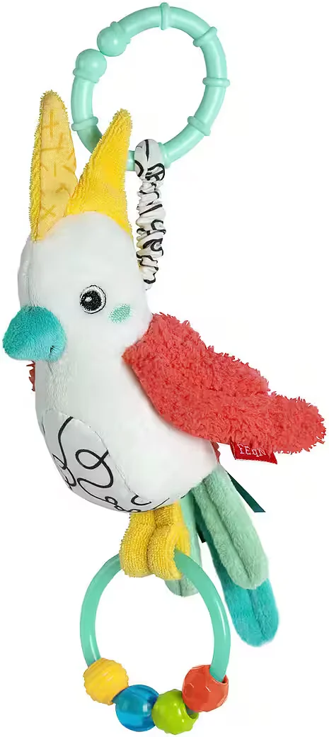 FEHN Greifspielzeug DoBabyDoo Zwitscher-Vogel Babyspielzeug