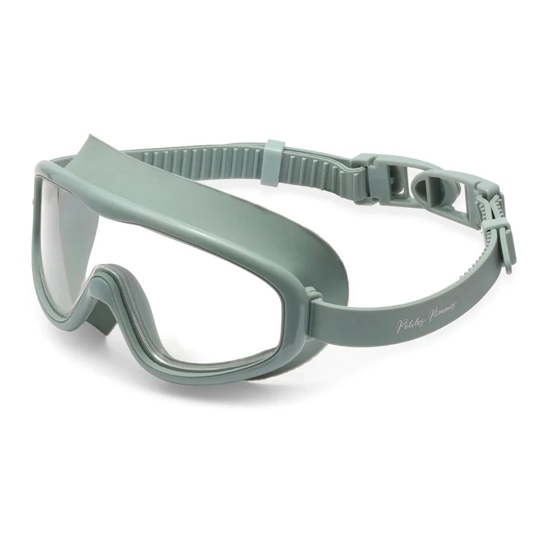 PETITES POMMES HANS Schwimmbrille Kinder 3-8 Jahre Calile graugrün