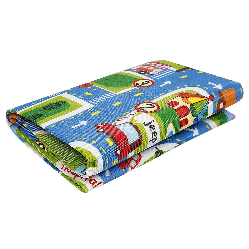 JEOBEST Baby Spielmatte Krabbelmatte, faltbar, 130x160 cm Spielteppich