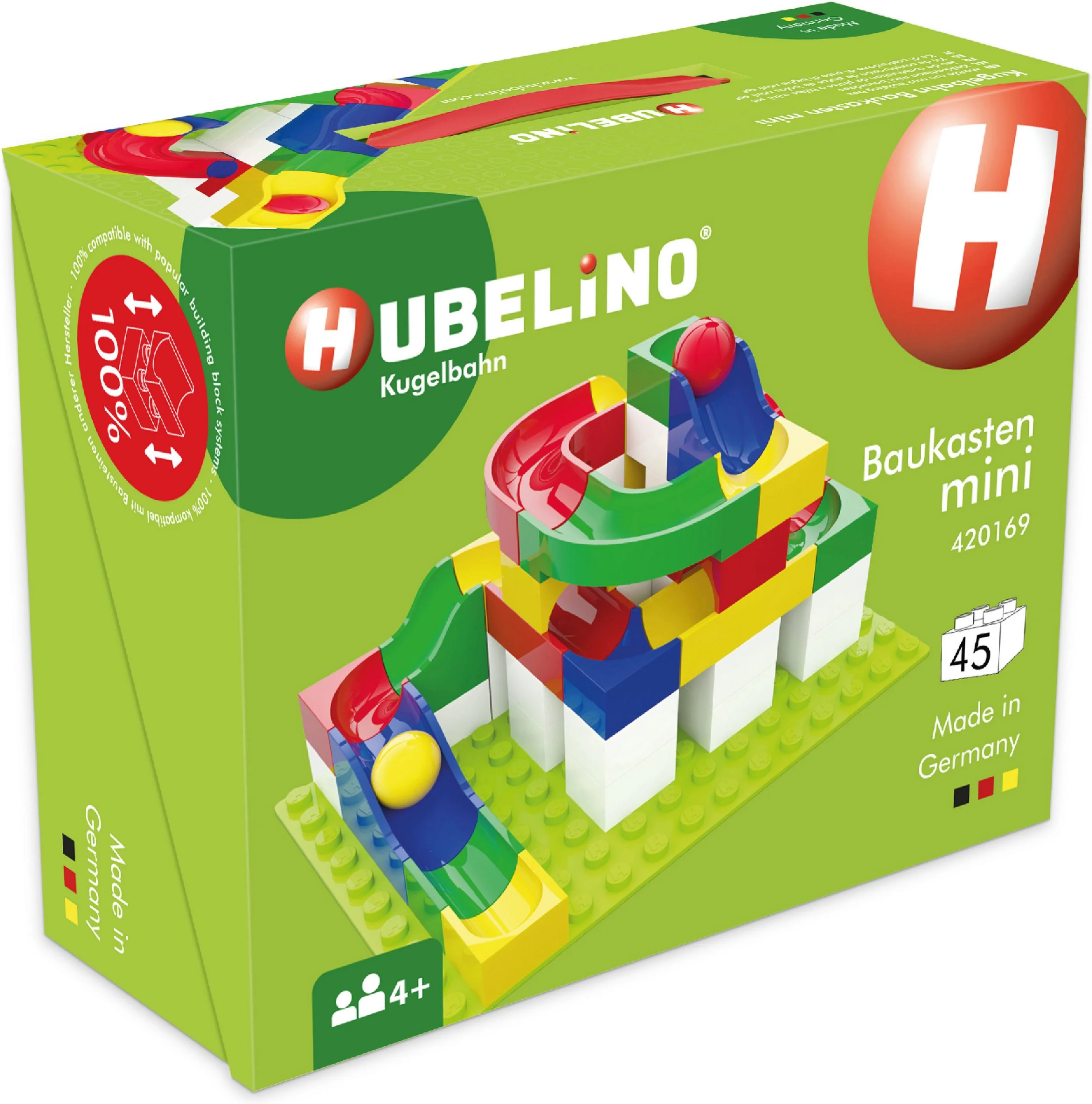Hubelino Kugelbahn Bausatz Mini Baukasten
