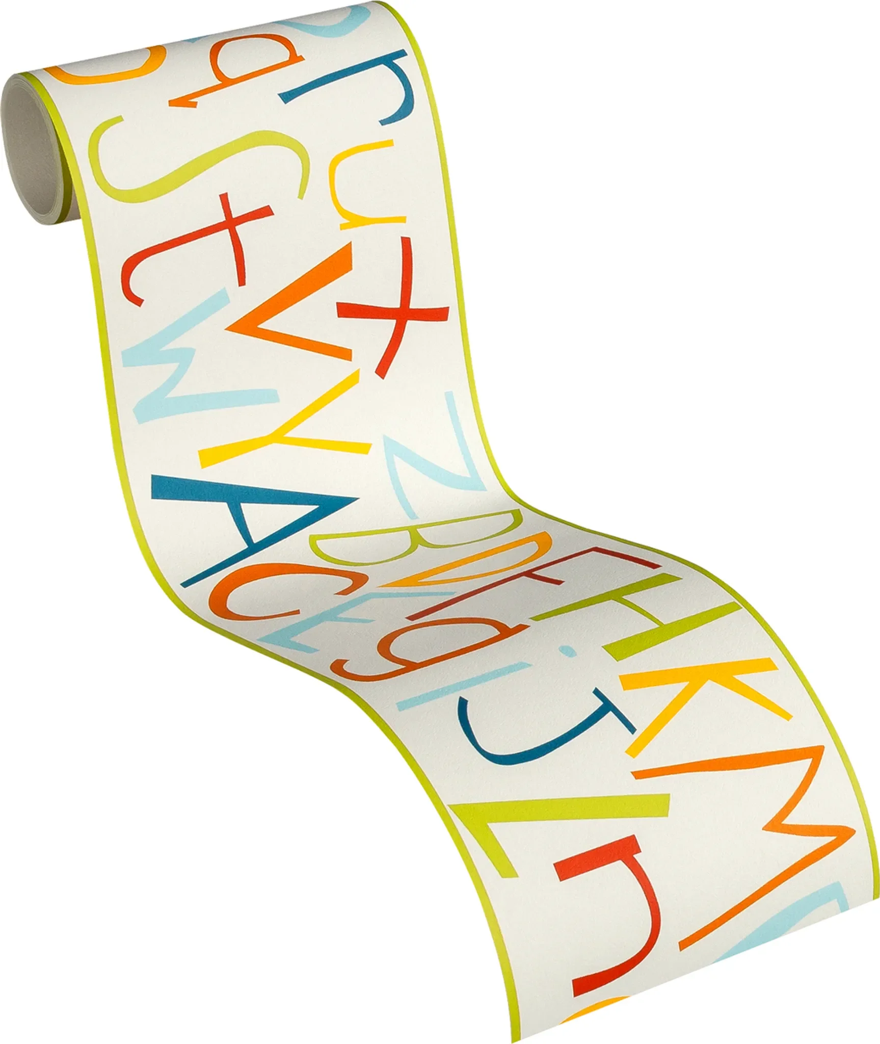 Bordüre Kinderzimmer Tapete – Bunt, Papier, 5,00 m × 0,13 m