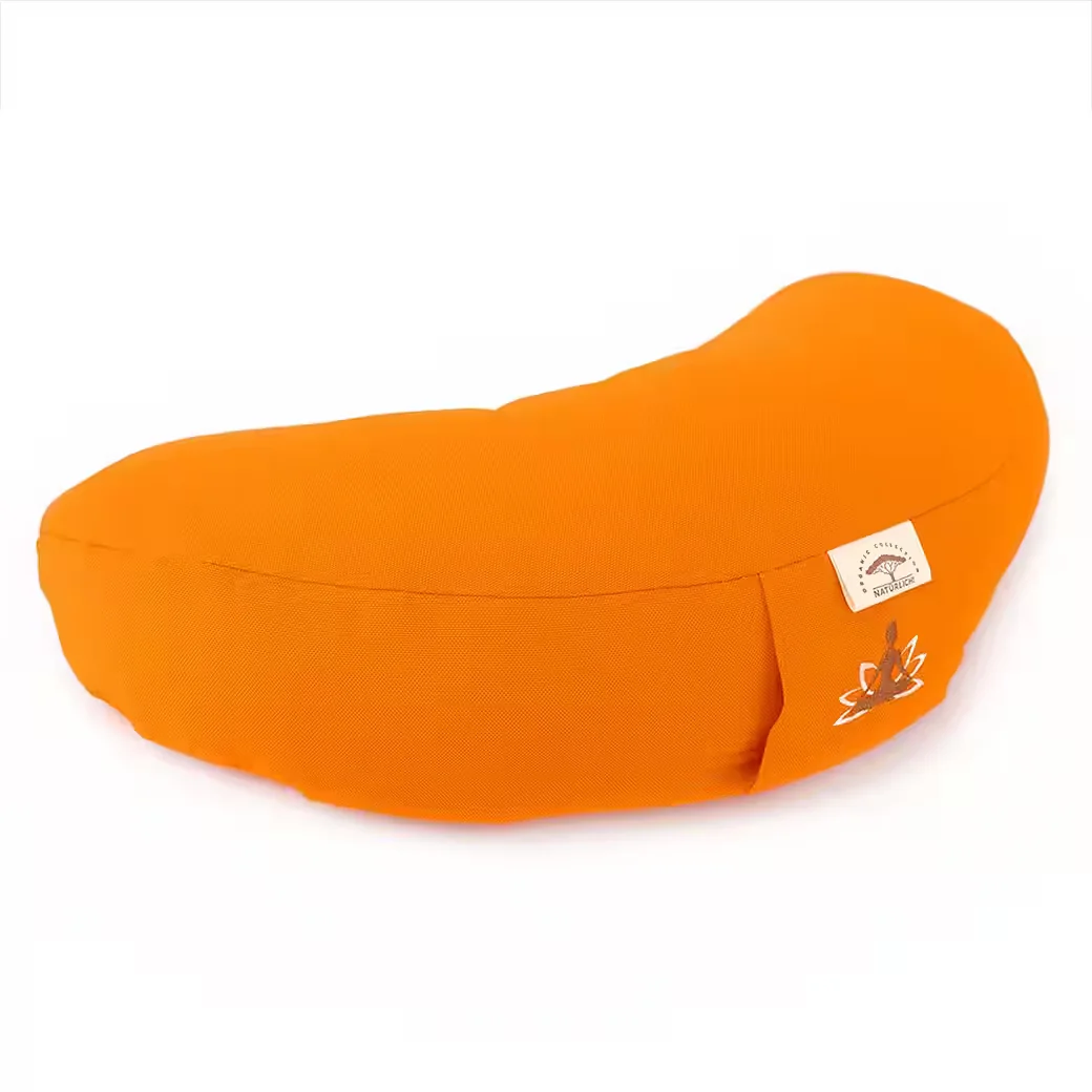 sei Design Halbmond Yogakissen Meditationskissen Buchweizenschalen