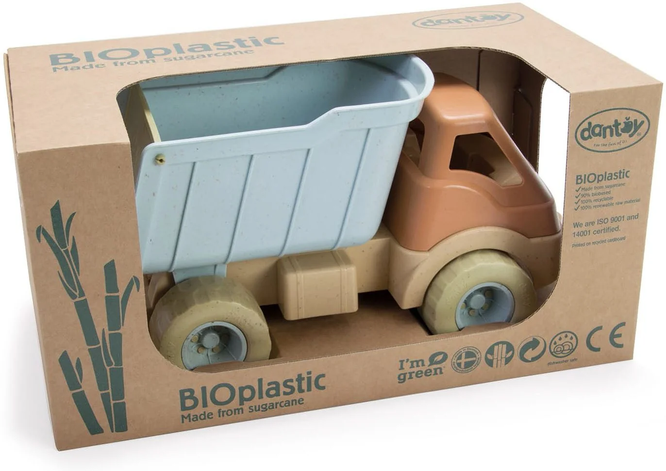 DANTOY Bio Sand-Kipplaster Spielzeug-LKW für den Sandkasten