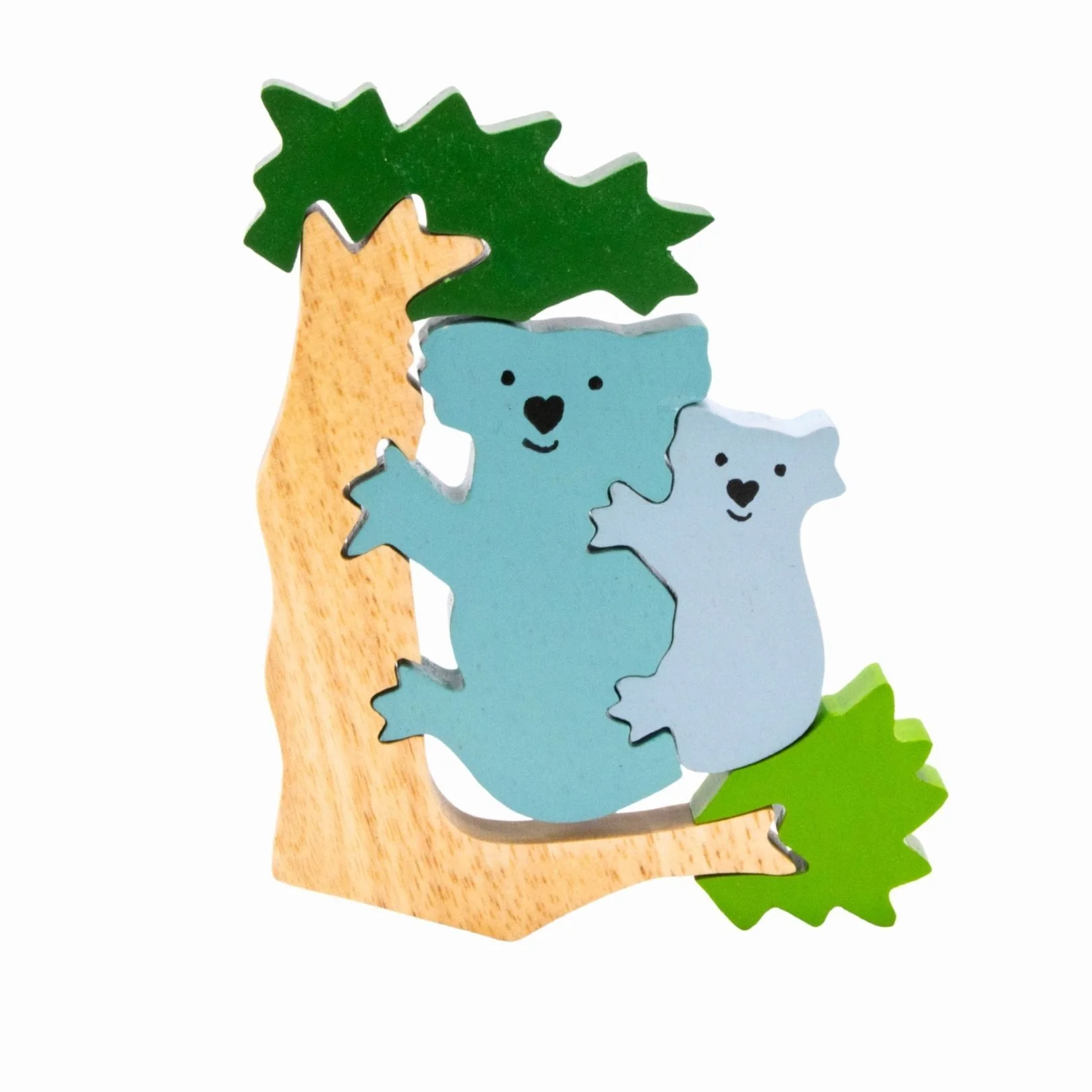 GICO Steckpuzzle Koala Tierpuzzle aus Holz für Kinder 3938