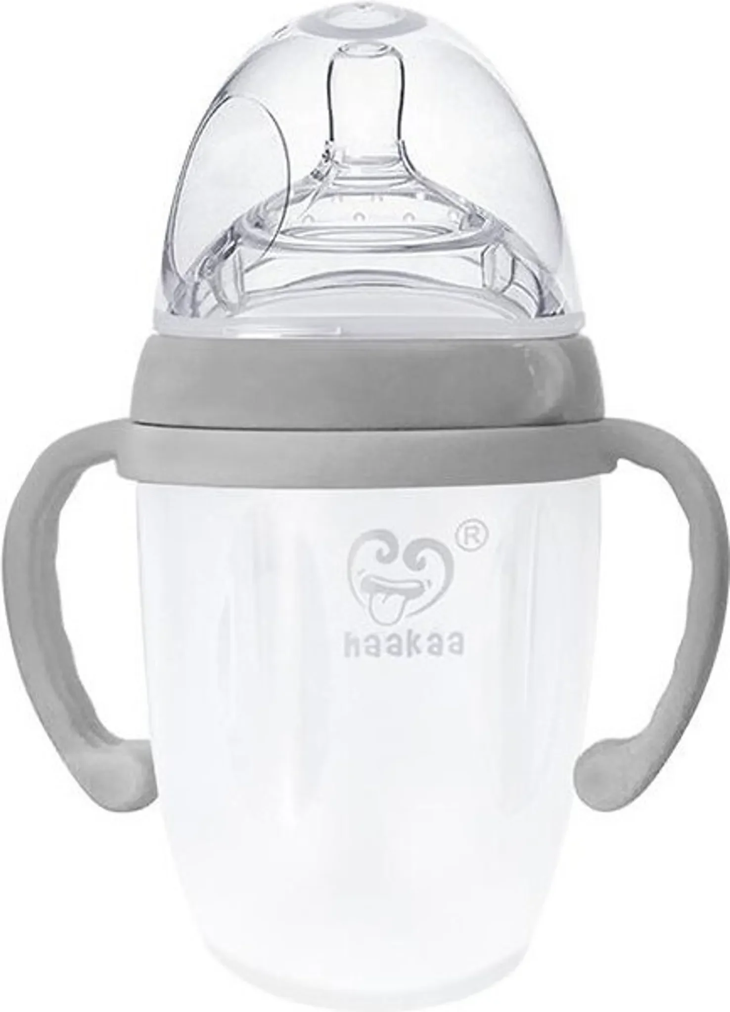 HAAKAA Generation 3 Babyflasche 250 ml Grau