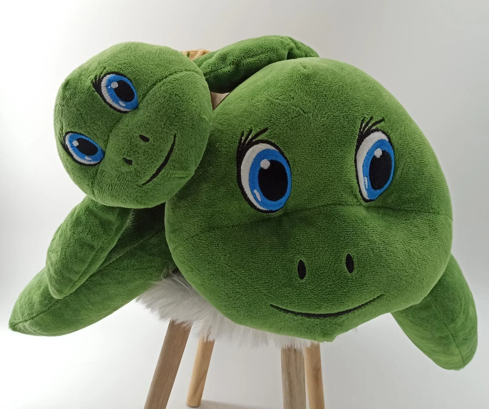 SOMA Plüsch Schildkröte Kuscheltier grün 30 cm XXL