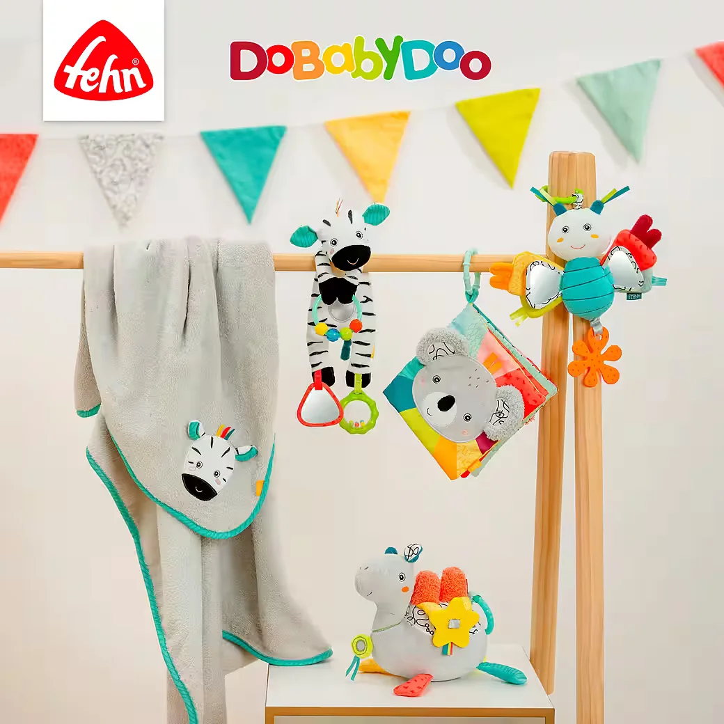 FEHN Greifspielzeug DoBabyDoo Zwitscher-Vogel Babyspielzeug