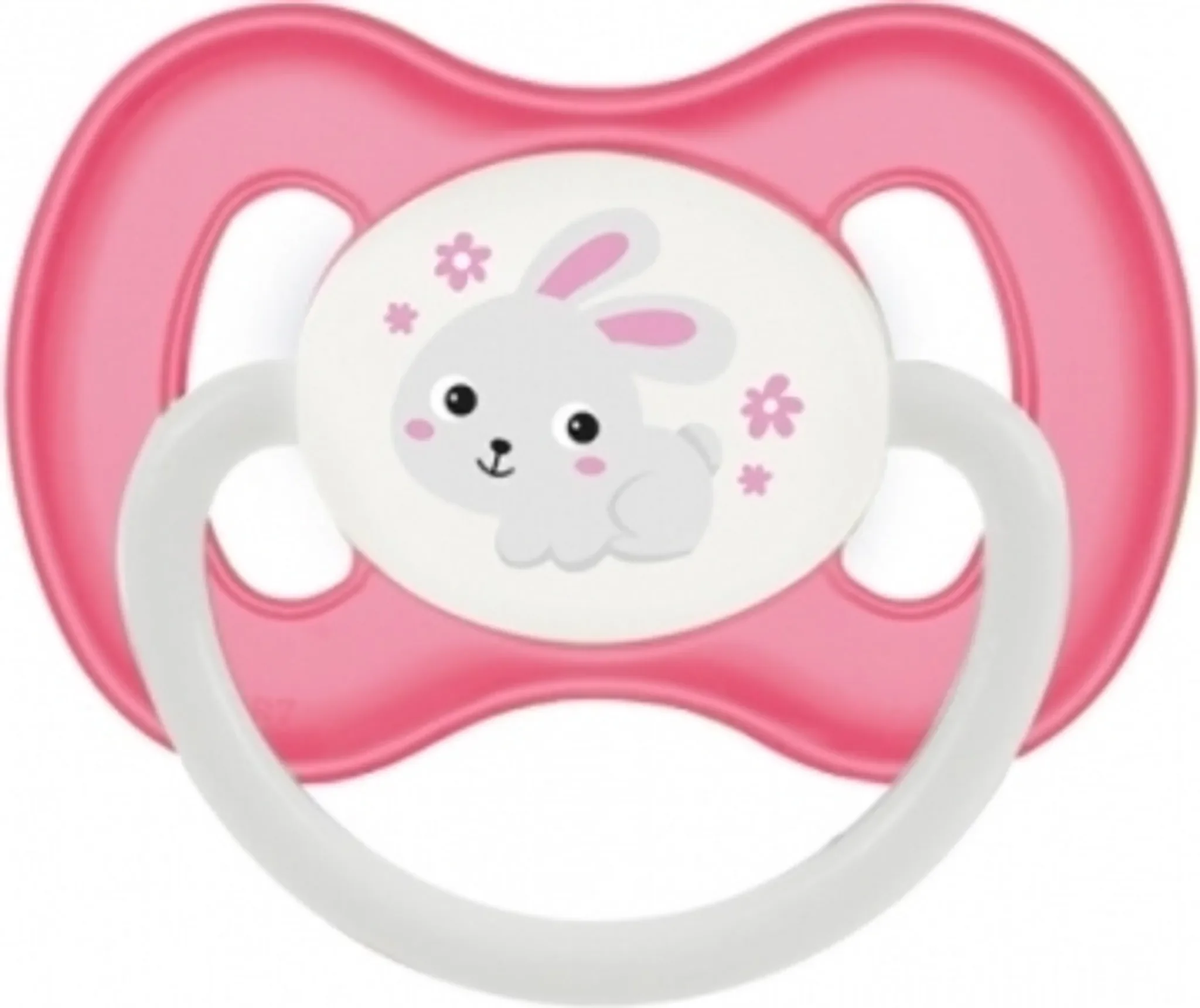 Canpol babies Schnuller Silikon symmetrisch rosa 0-6 Monate 1 Stk
