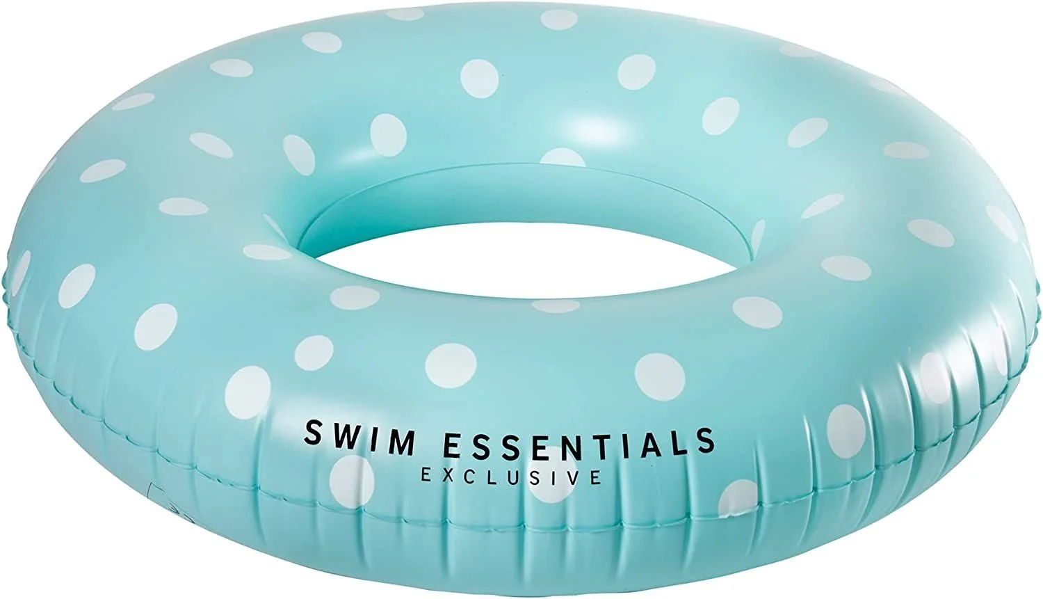 SWIM ESSENTIALS Schwimmring 90 cm blau mit weißen Punkten