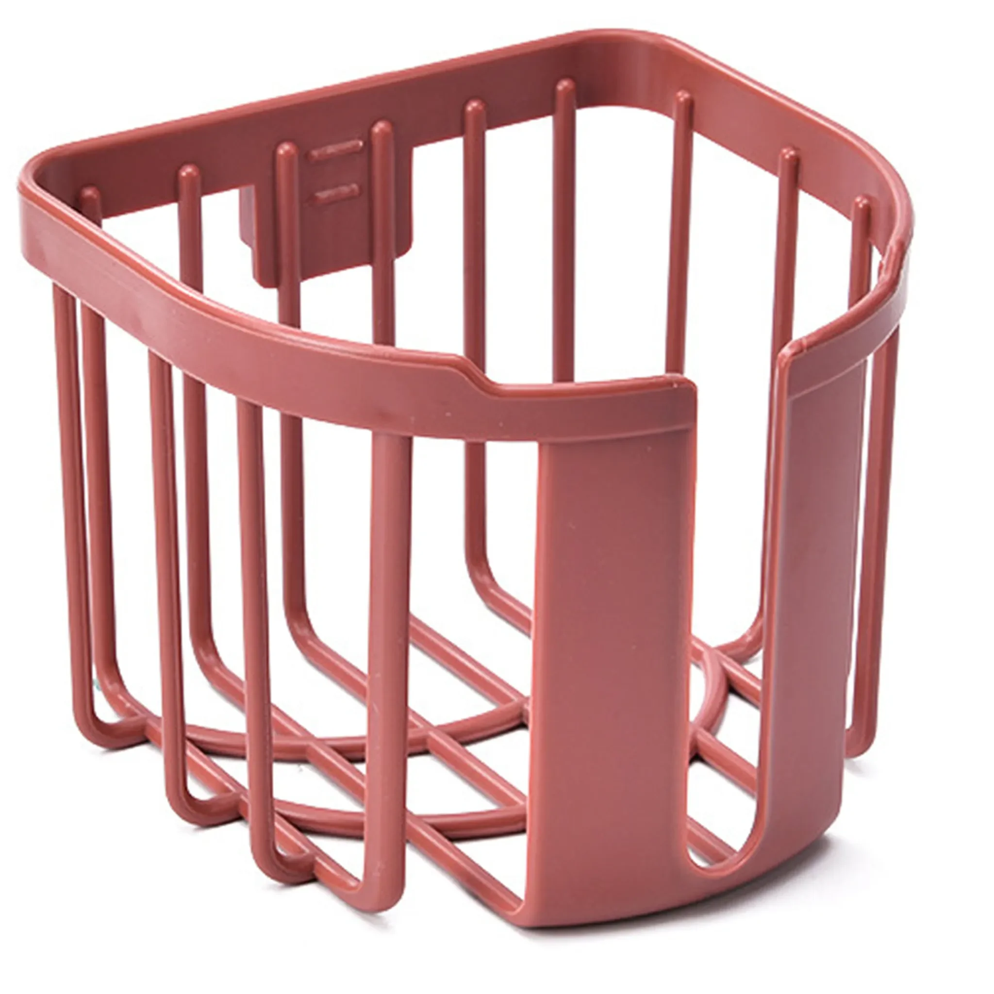 Toilettenpapierhalter – Überhängend, Selbstklebend, Rot