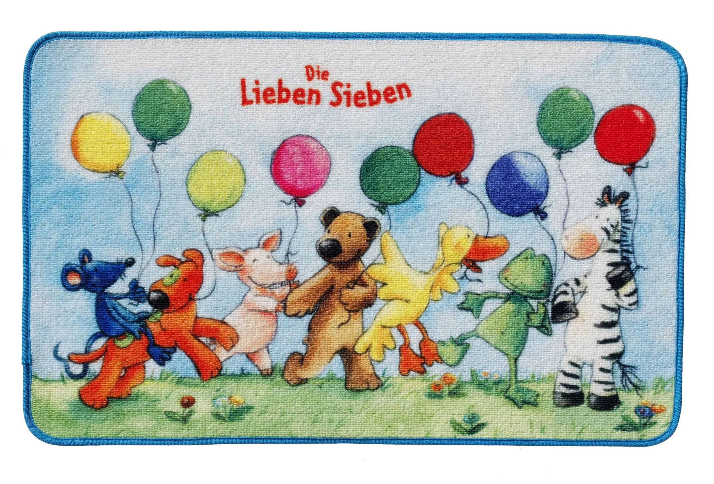 DIE LIEBEN SIEBEN Kinderteppich Spielmatte 50x80 cm Kinderzimmer