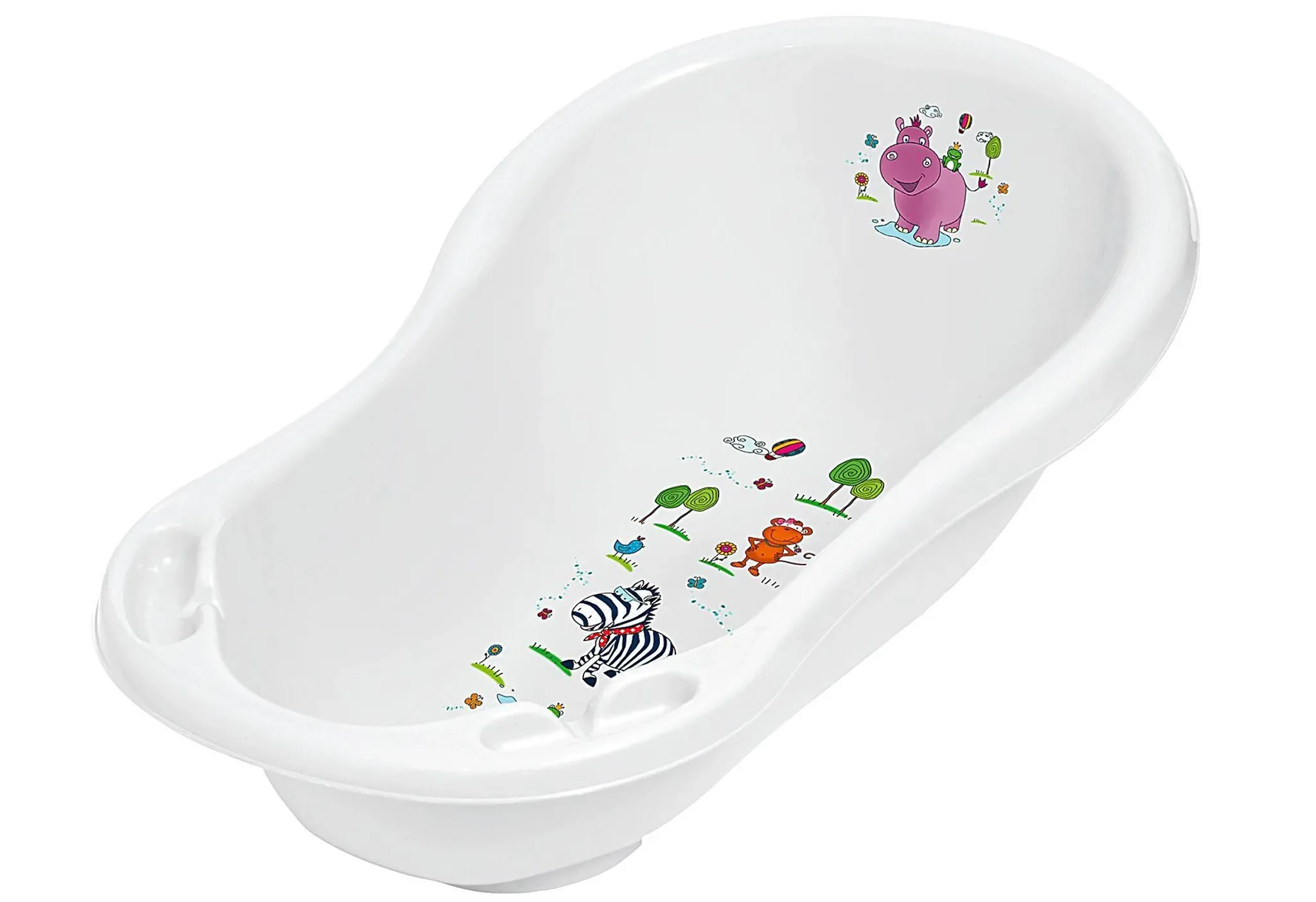 KEEEPER Babybadewanne Hippo Maria mit Stöpsel