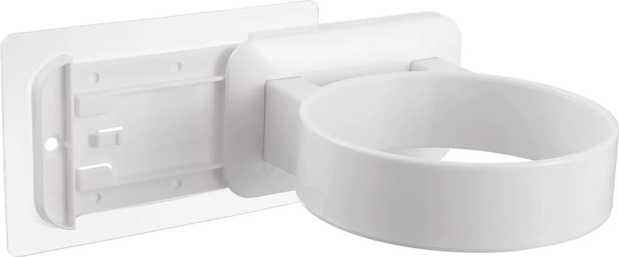 Fönhalter Wandmontage – Selbstklebend, Weiß