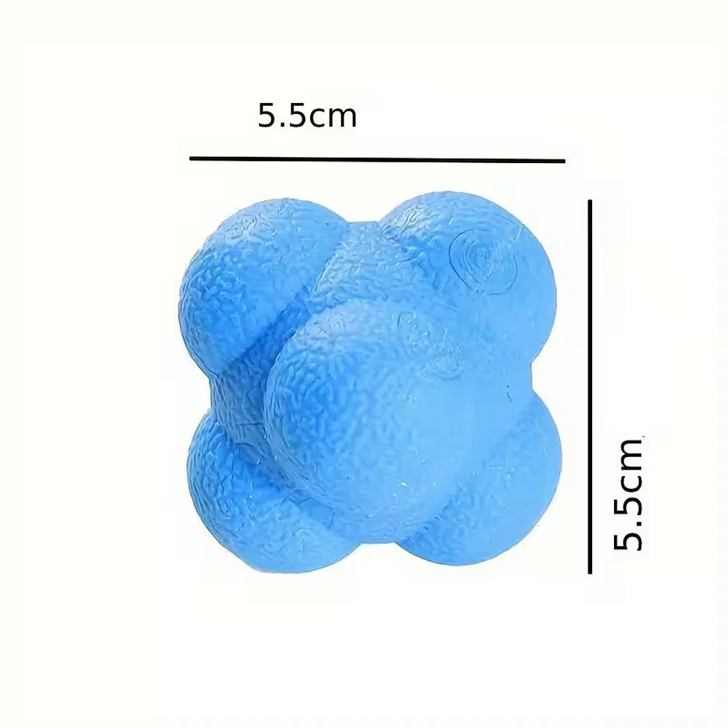 BAY-SPORTS Reaktionsball Reflexball Vollgummi Indoor Outdoor