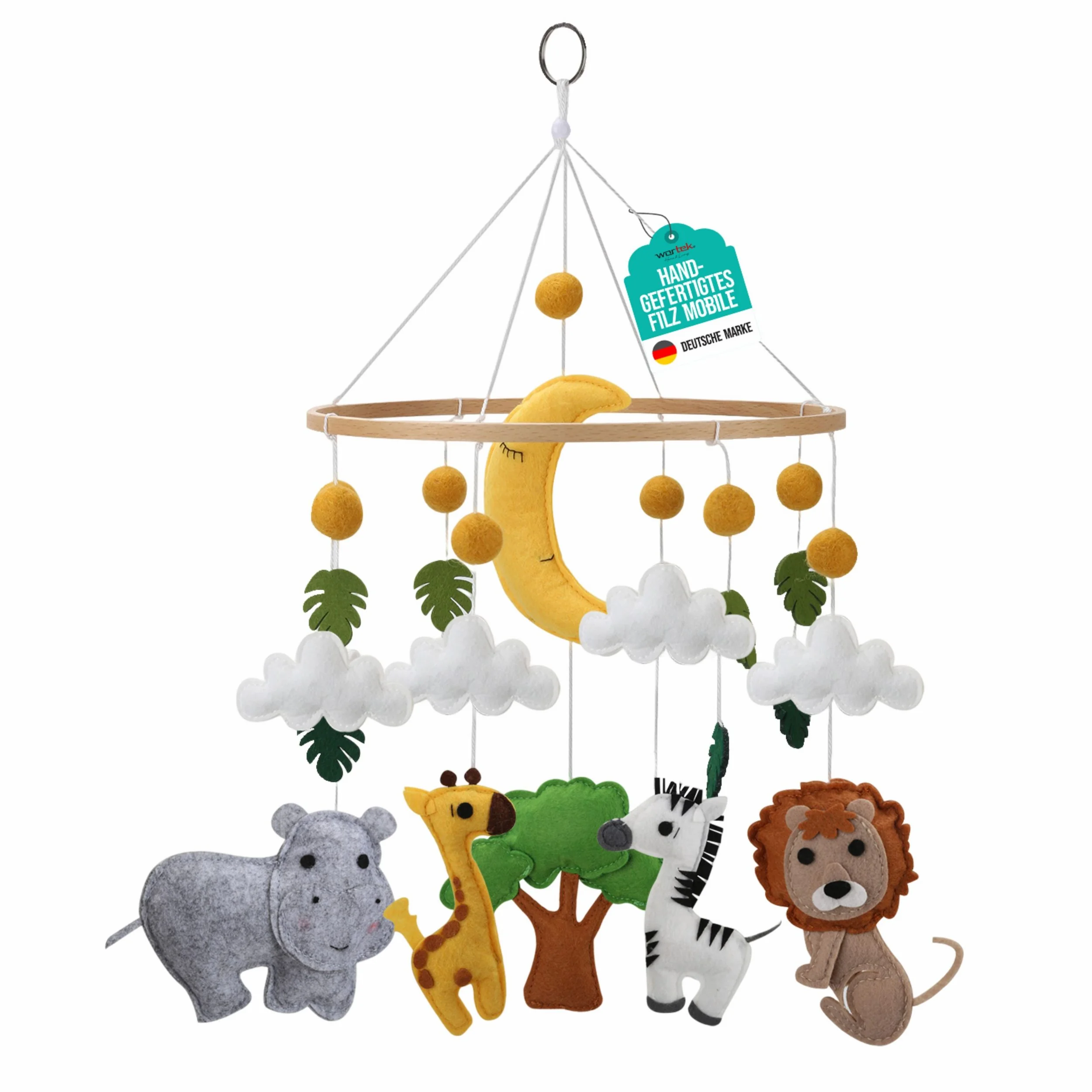 wortek Baby Mobile Windspiel zum Aufhängen Babymöbel-Set