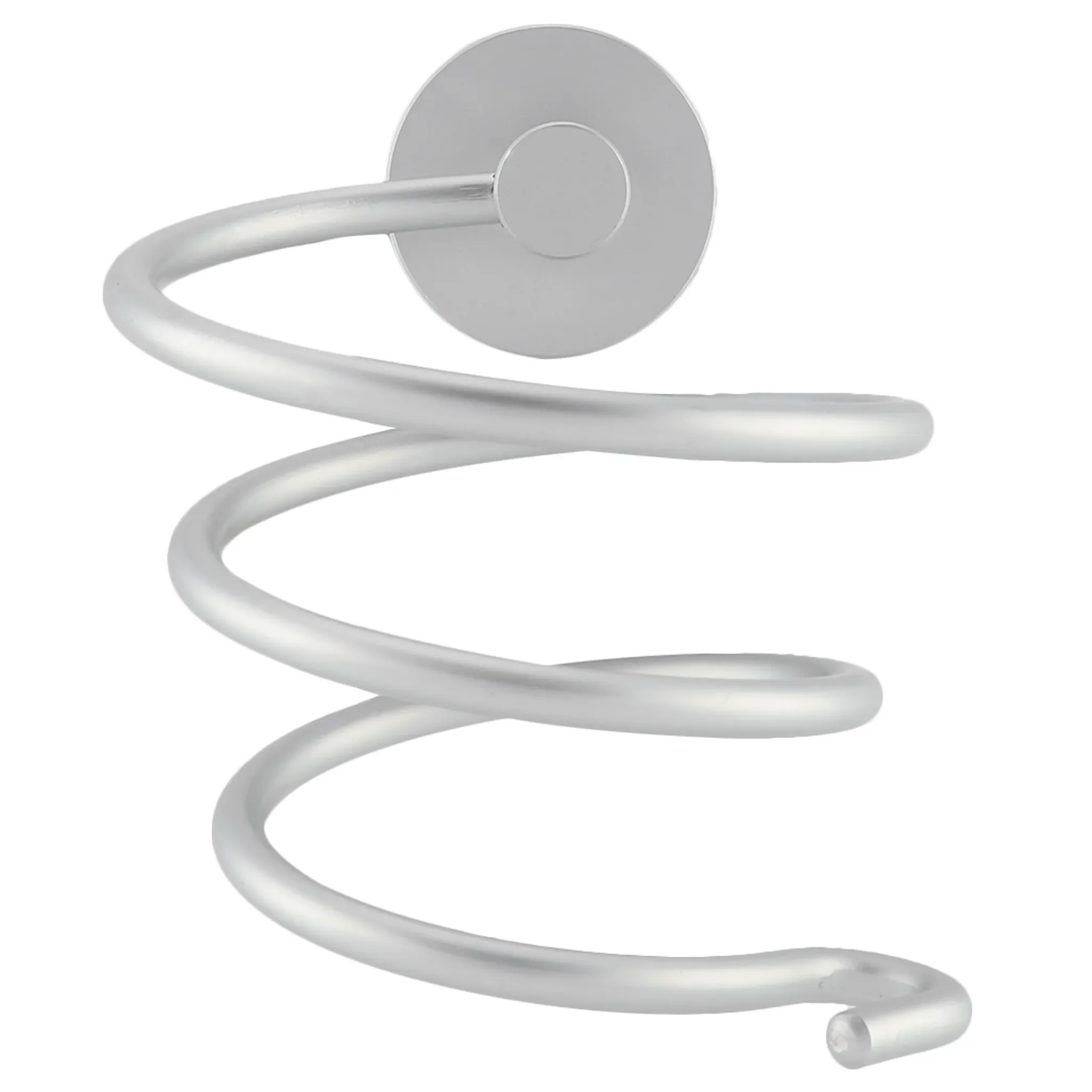 Haartrocknerhalter Wandmontage – Aluminiumlegierung, Silber