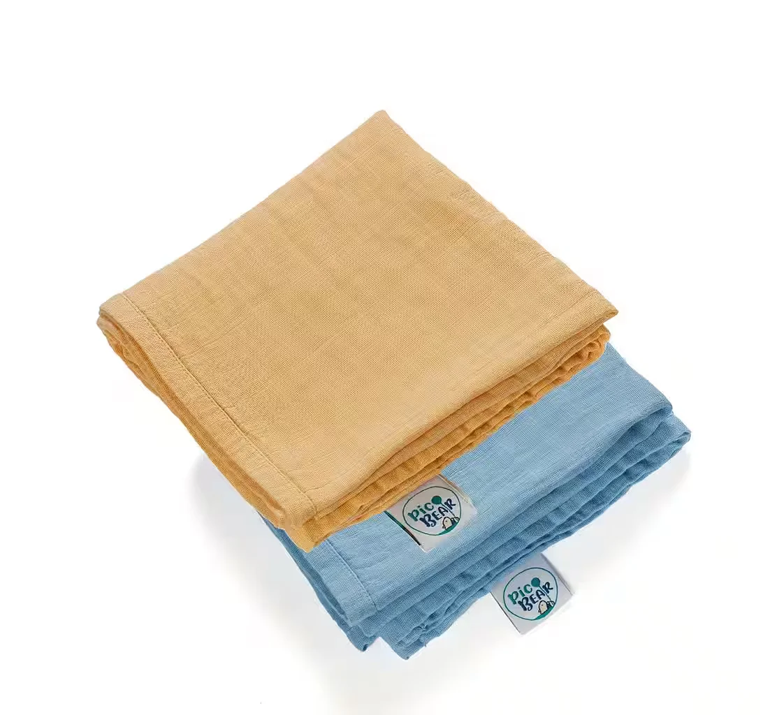 PIC BEAR Spucktücher Baby Musselin Molton 2er Pack